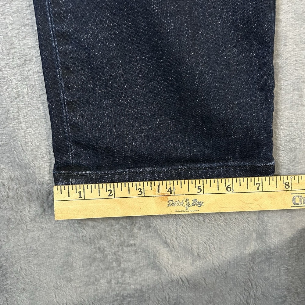 Chico's So Slimming Girlfriend Jeans 2R 12R Dark Wash Stretch Denim Pants - Picture 9 of 9